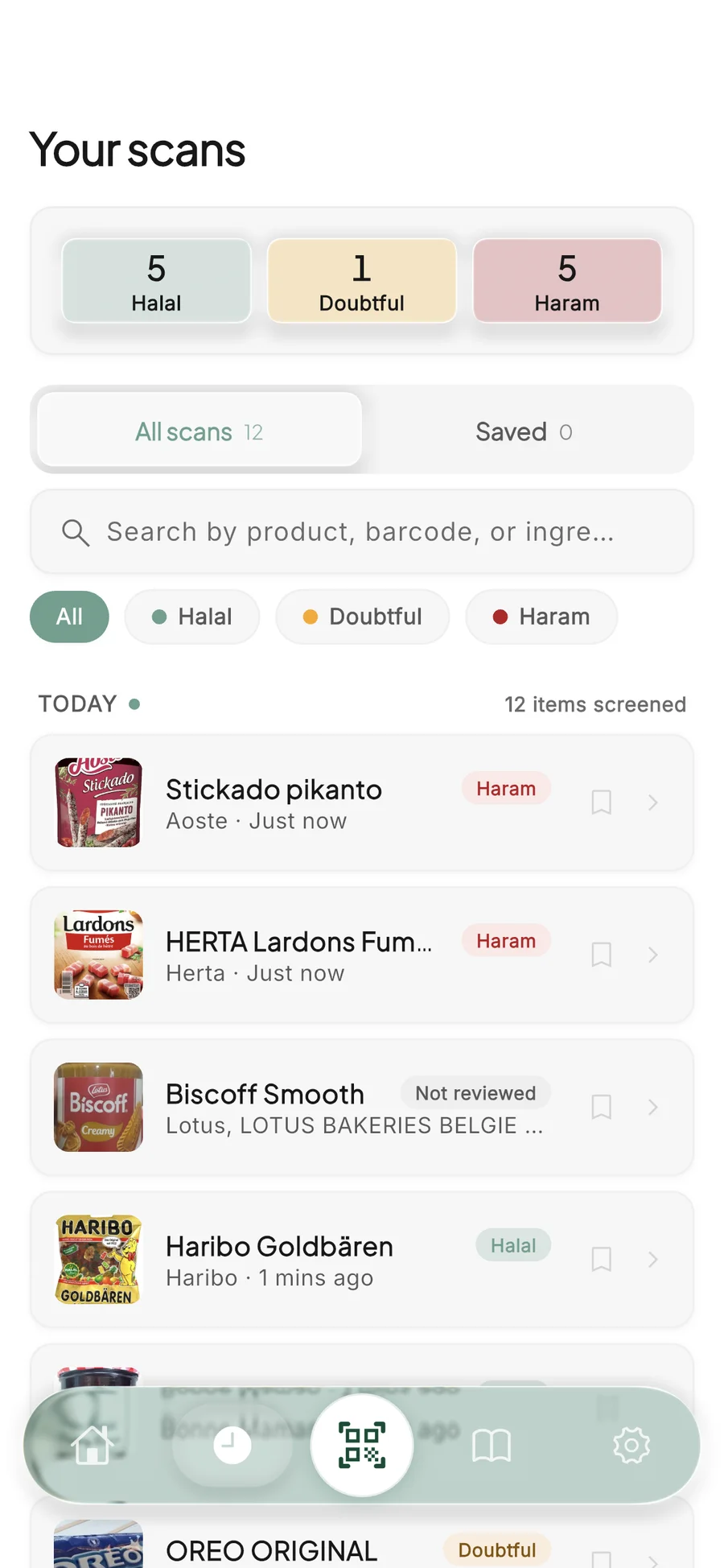 Halal Scanner: Food Check application screenshot 3