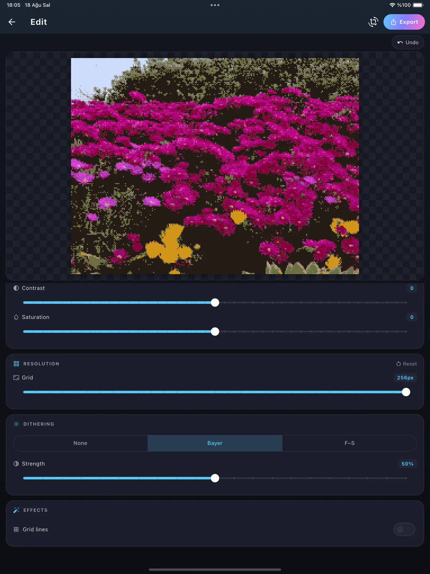 PixelIt interface 3